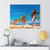 A Perspective View Of Paradise Wraps In Canvas