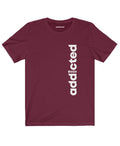 Addicted Vertical Logo T-shirt - Unisex