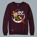 Maroon Elf Christmas Sweater - Shopky