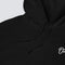 Outside Embroidery Hoodie - Black