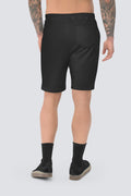 Outside Men's fleece shorts - Black