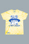 Space Jam Tie Dye logo tee Pale yellow