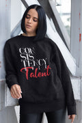 Consistency Over Talent California Fleece Raglan Sweatshirt - Unisex
