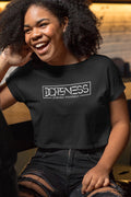 Black - Dopeness crop top t-shirt
