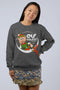 Dark Heather Elf Christmas Sweater - Shopky