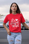 Love Wins Valentine day Unisex  couples t-shirt