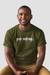 Do more talk less unisex tee - Military green