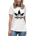 Addicted white women relaxed t-shirt